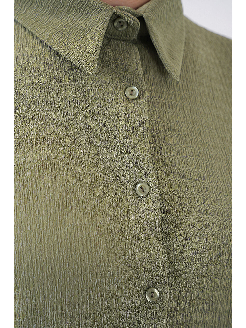 Yeşil Kadın Örme Tesettür Alt Üst Takım 6711 - Çağla-4