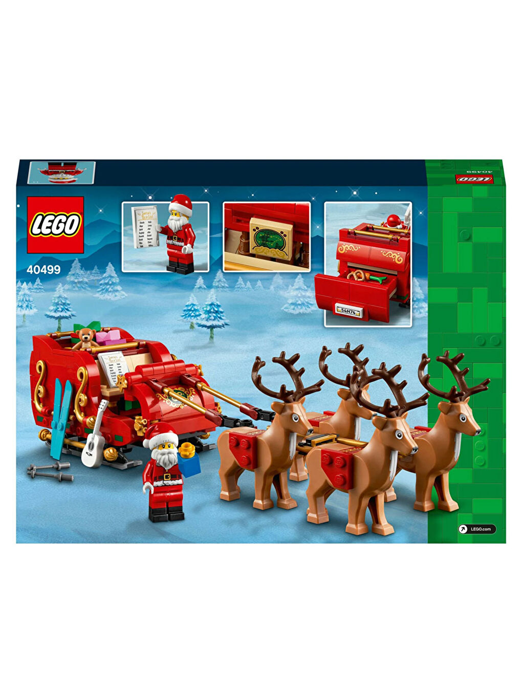 LEGO Iconic Noel Baba Kızağı 40499Renk: Renksiz-6