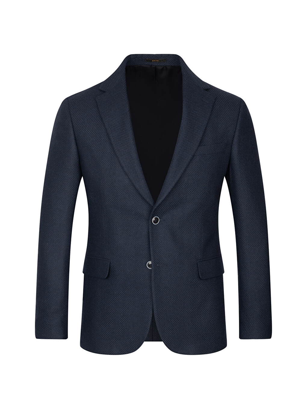 Lacivert Comfort Fit Mono Yaka Klasik Ceket