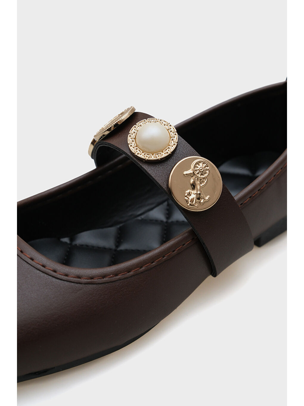 Kahverengi Mimi Kadın Babet-3