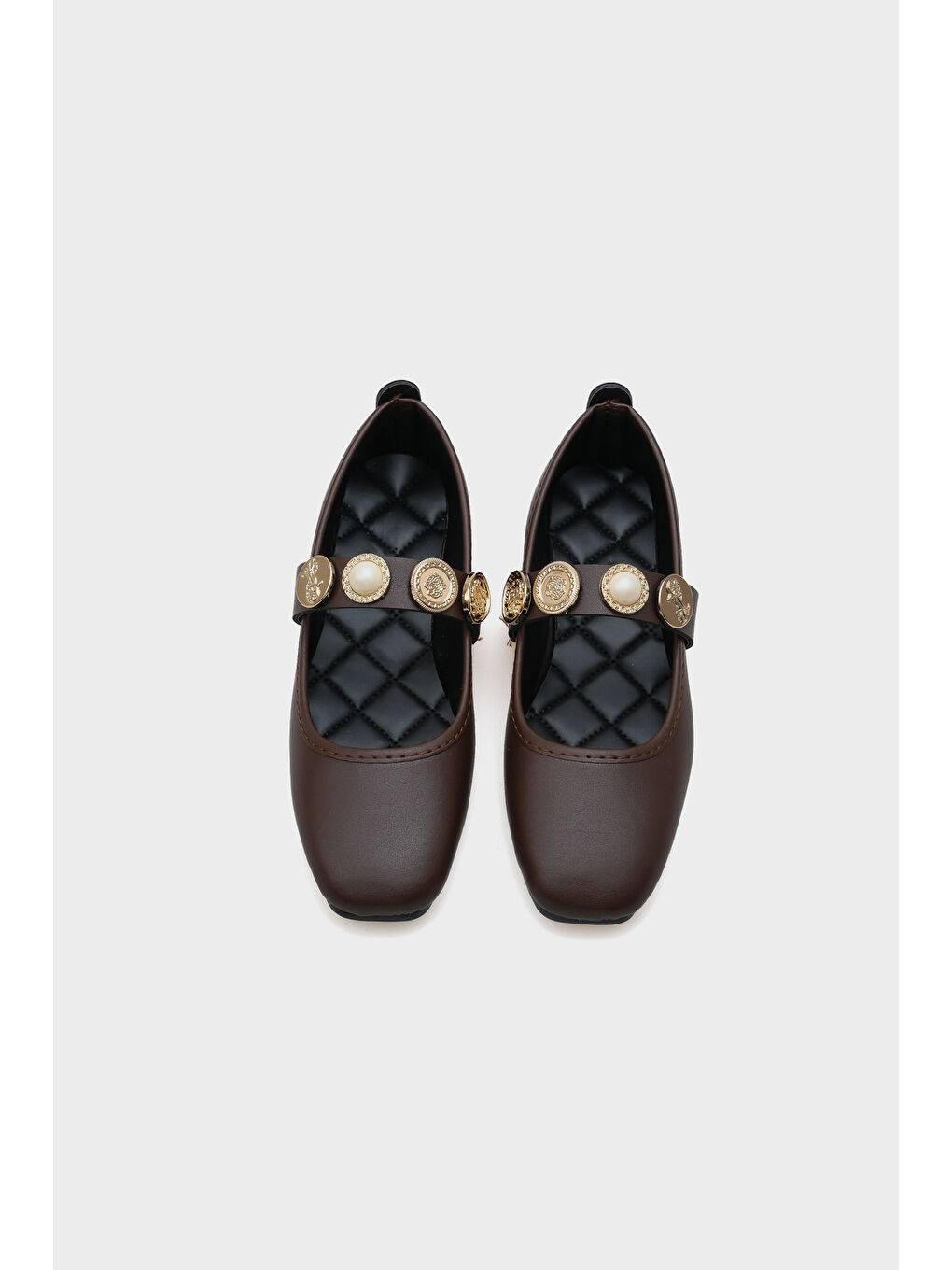 Kahverengi Mimi Kadın Babet-5