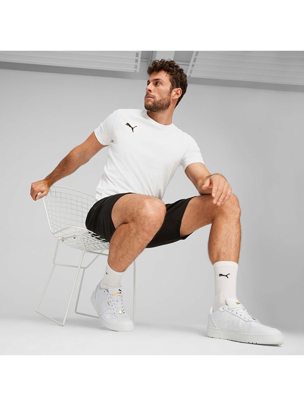 Siyah RAD/CAL Erkek Şort-4