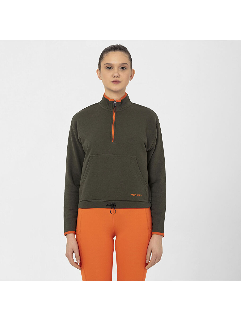 Haki Sense Kadın Yeşil Sweatshirt-2