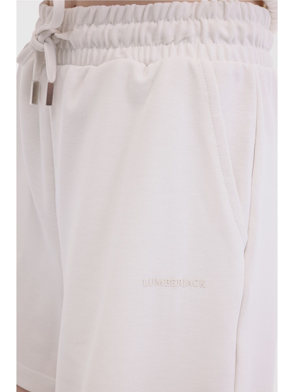 Beyaz WL RAIN 20SS182 5FX KIRIK BEYAZ Kadın Şort-3