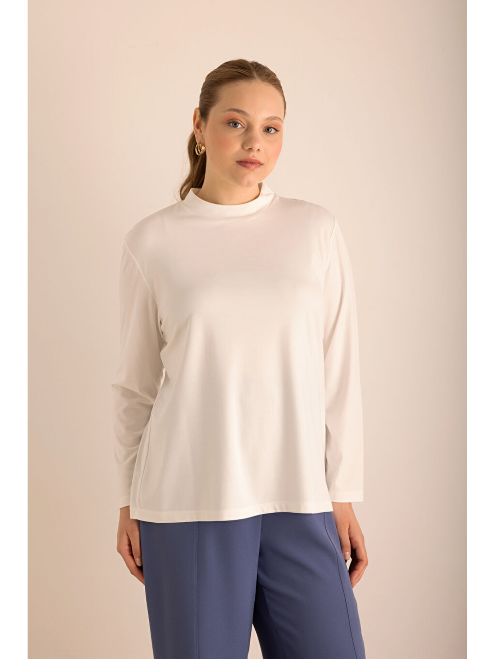 Ekru Dik Yaka Body-1