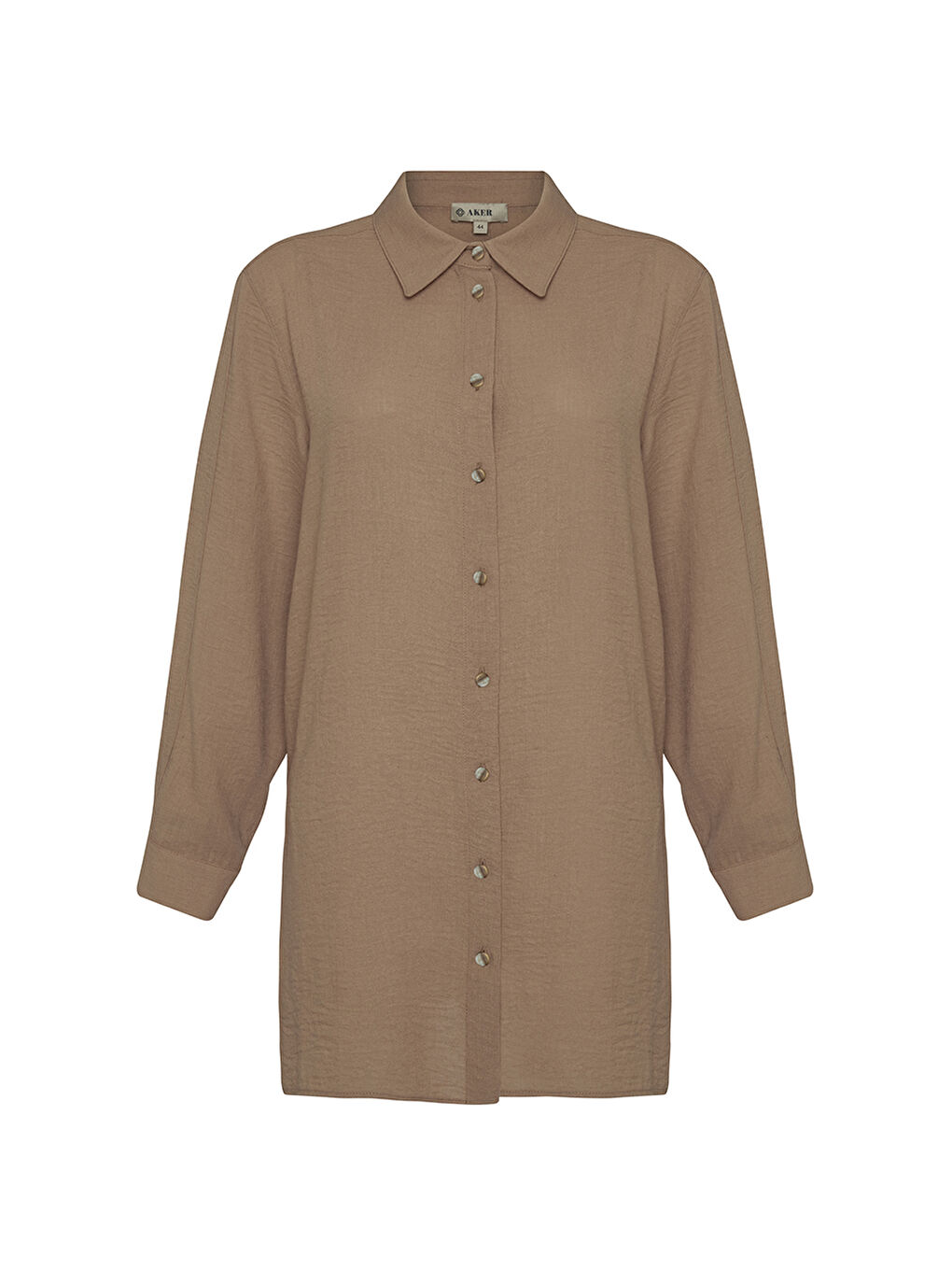 Kahverengi Basic Bluz