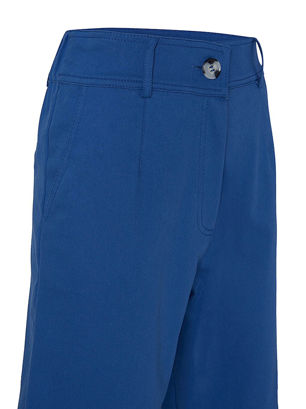 İndigo Beli Lastikli Pantolon-1