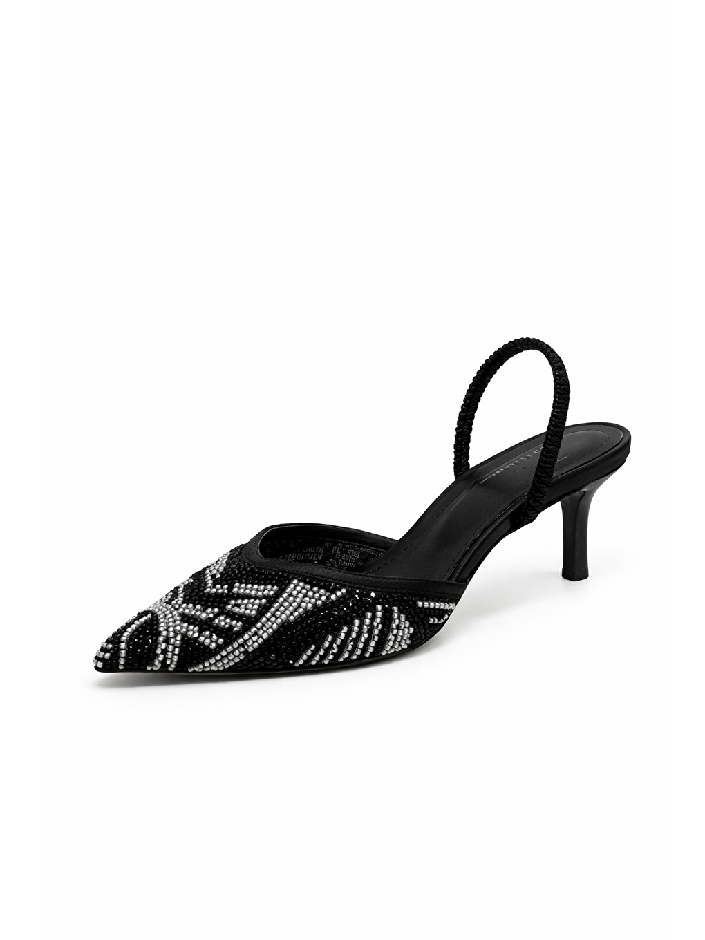 Marsha Kadın Taş Detay Topuklu Ayakkabı Siyah
