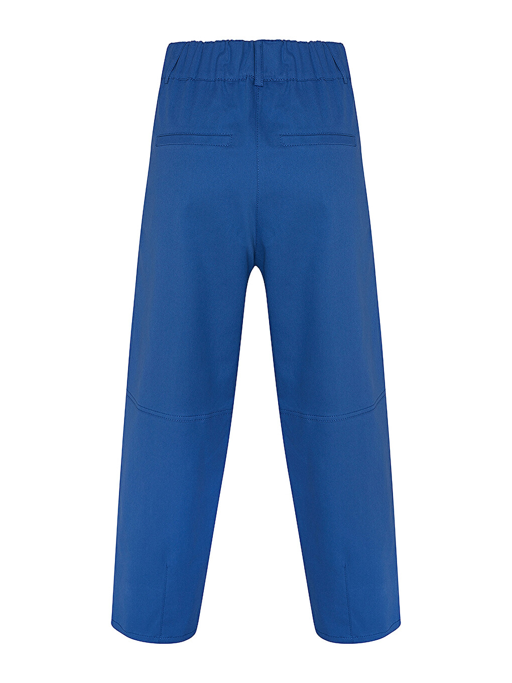 İndigo Beli Lastikli Pantolon-2