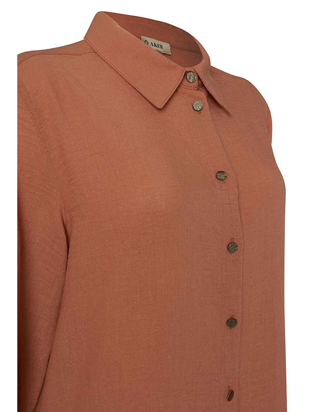 Turuncu Basic Bluz-1