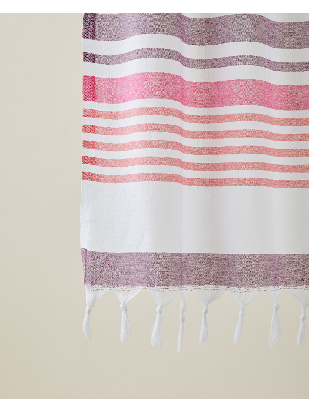 Sunjoy Rejenere Çizgili Peştamal 80x150 Cm Pembe-mor-1
