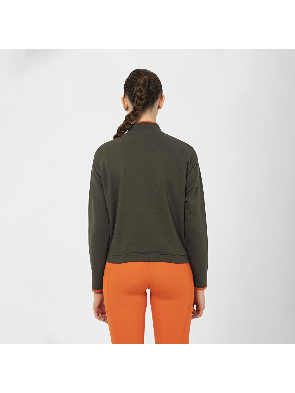 Haki Sense Kadın Yeşil Sweatshirt-8