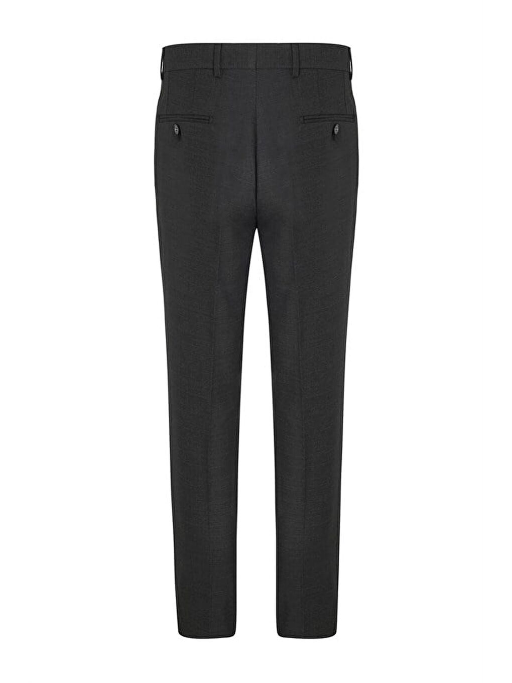 Siyah Regular Klasik Pantolon-3