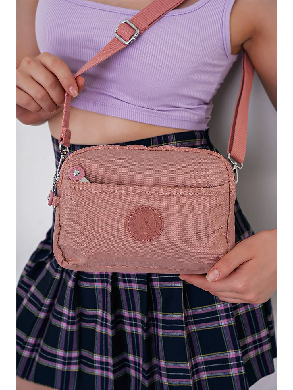 Pembe Çapraz Askılı Kadın Çanta BHPC6002-3