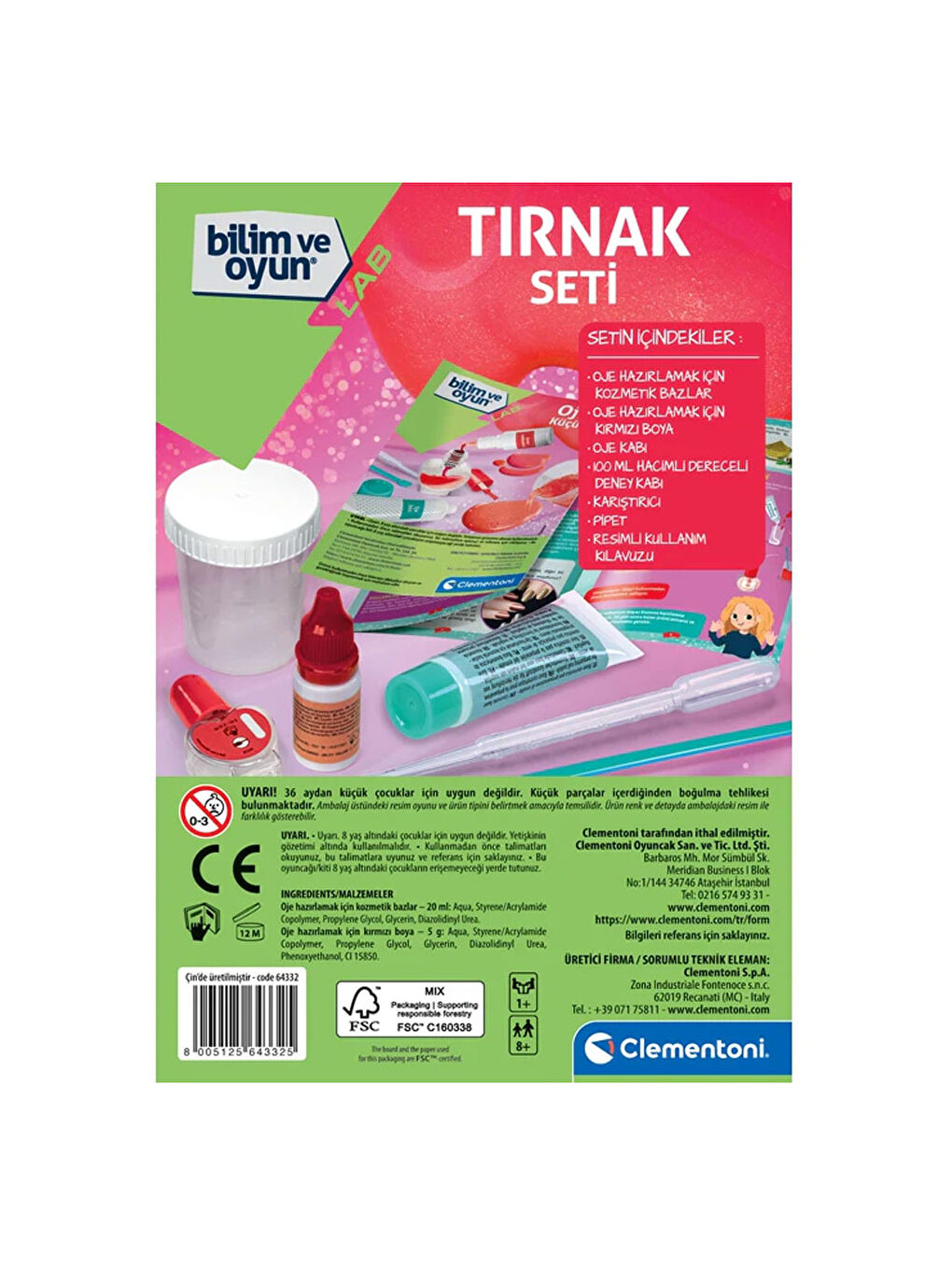 Bilim ve Oyun Tırnak Seti 64332-3