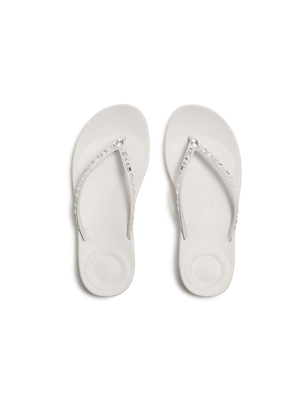 Beyaz Kadın Terlik JC8-090/194/D46 iQUSHION Multi-Crystal Ergonomic-2