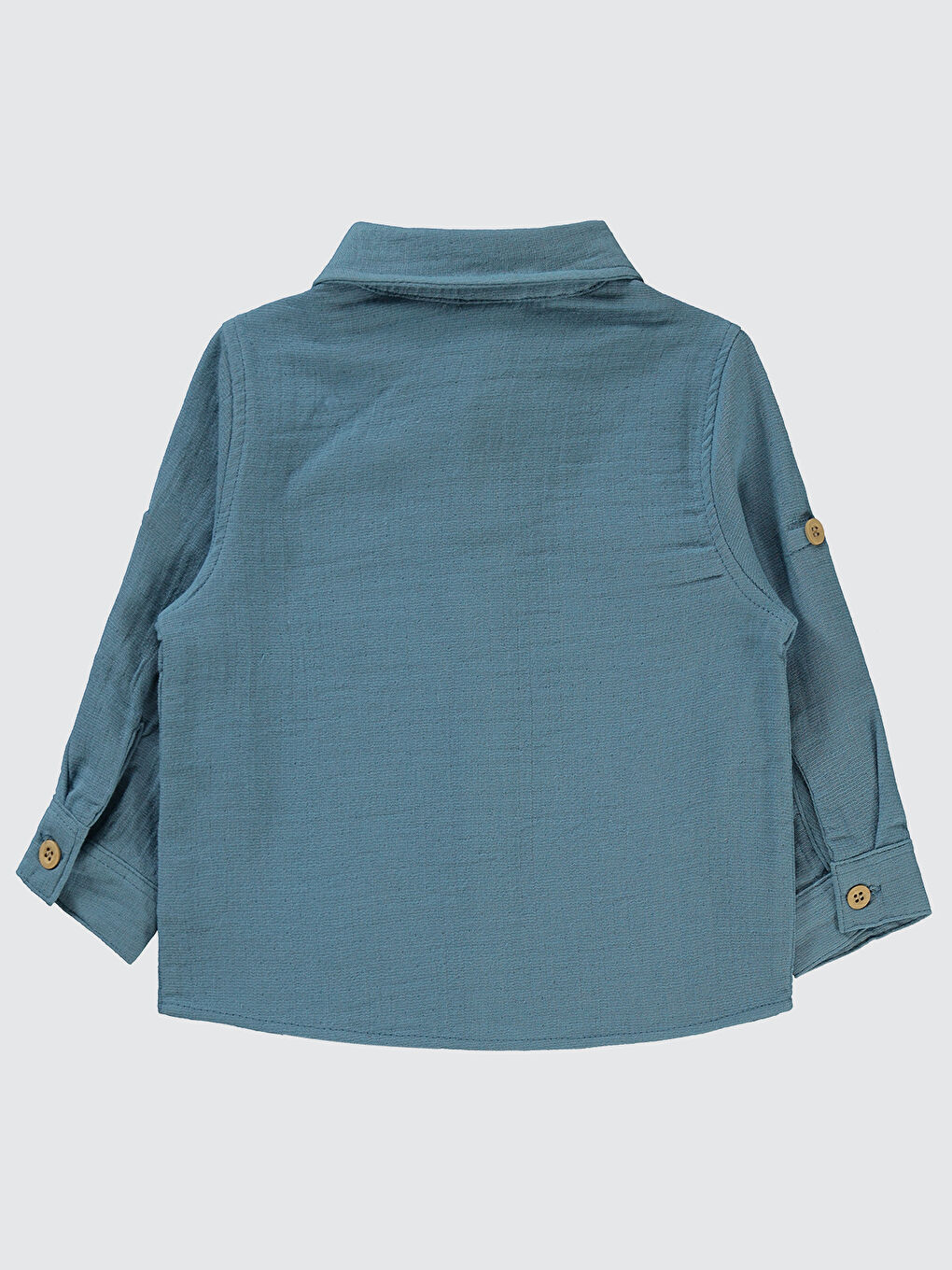 Civil Indigo Baby Erkek Bebek Gömlek 6-18 Ay İndigo - 1