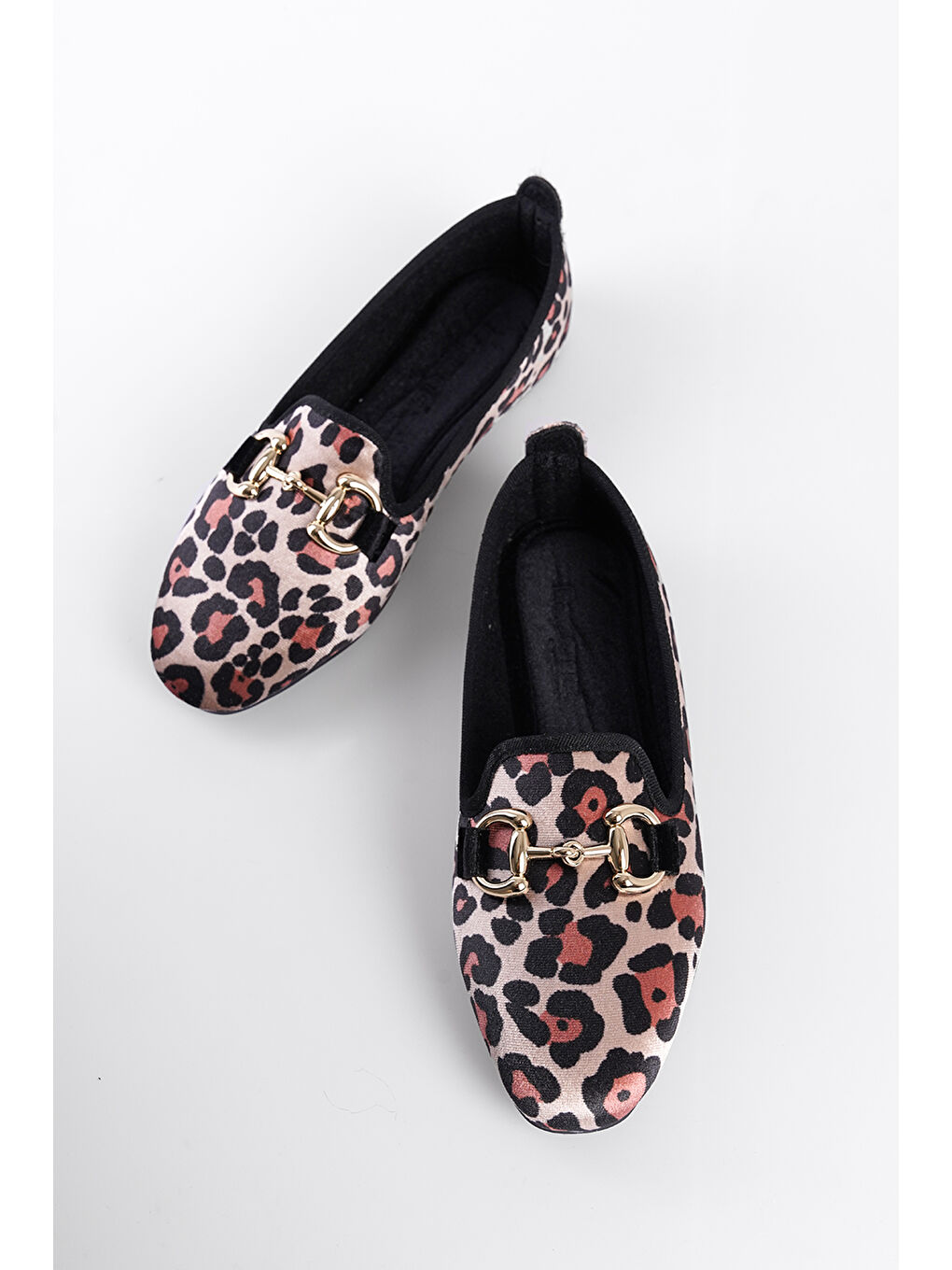 Kahverengi Velvet Kadın Babet-3