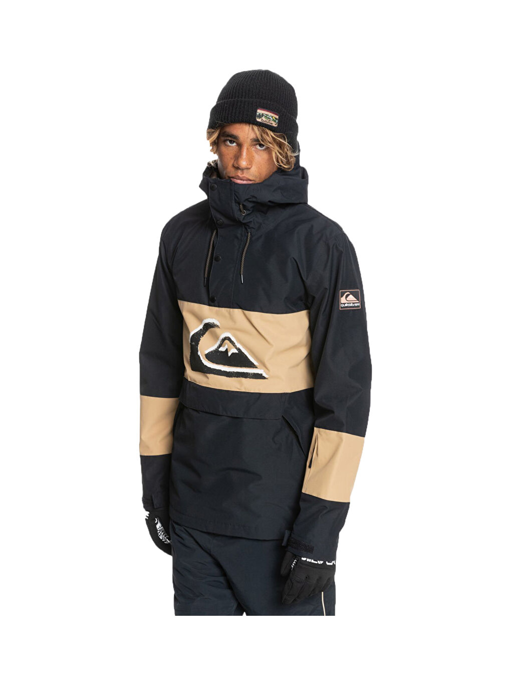 Siyah QUIKSILVER STEEZE JK ERKEK SNOWBOARD CEKETİ