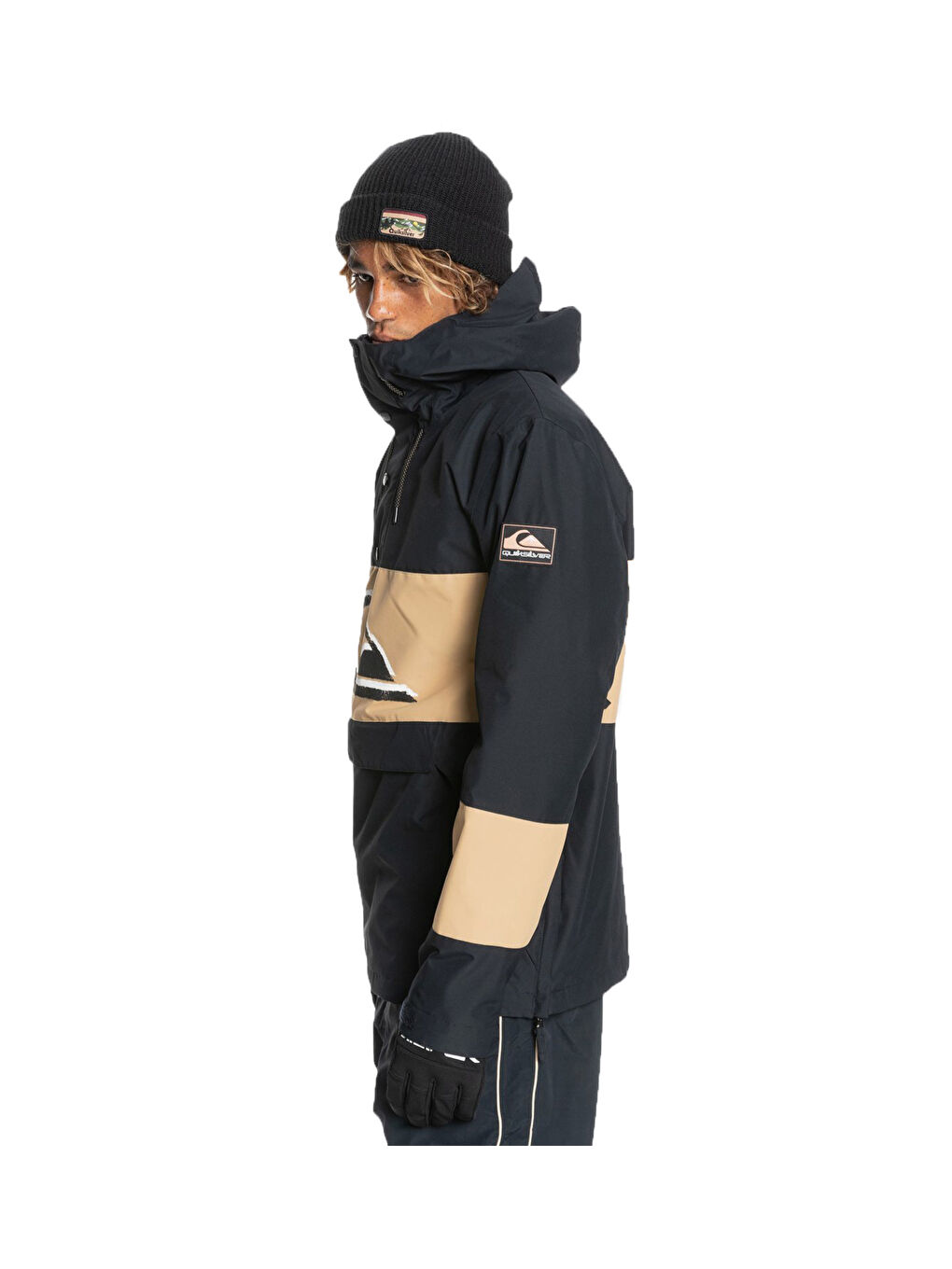 Siyah QUIKSILVER STEEZE JK ERKEK SNOWBOARD CEKETİ-1