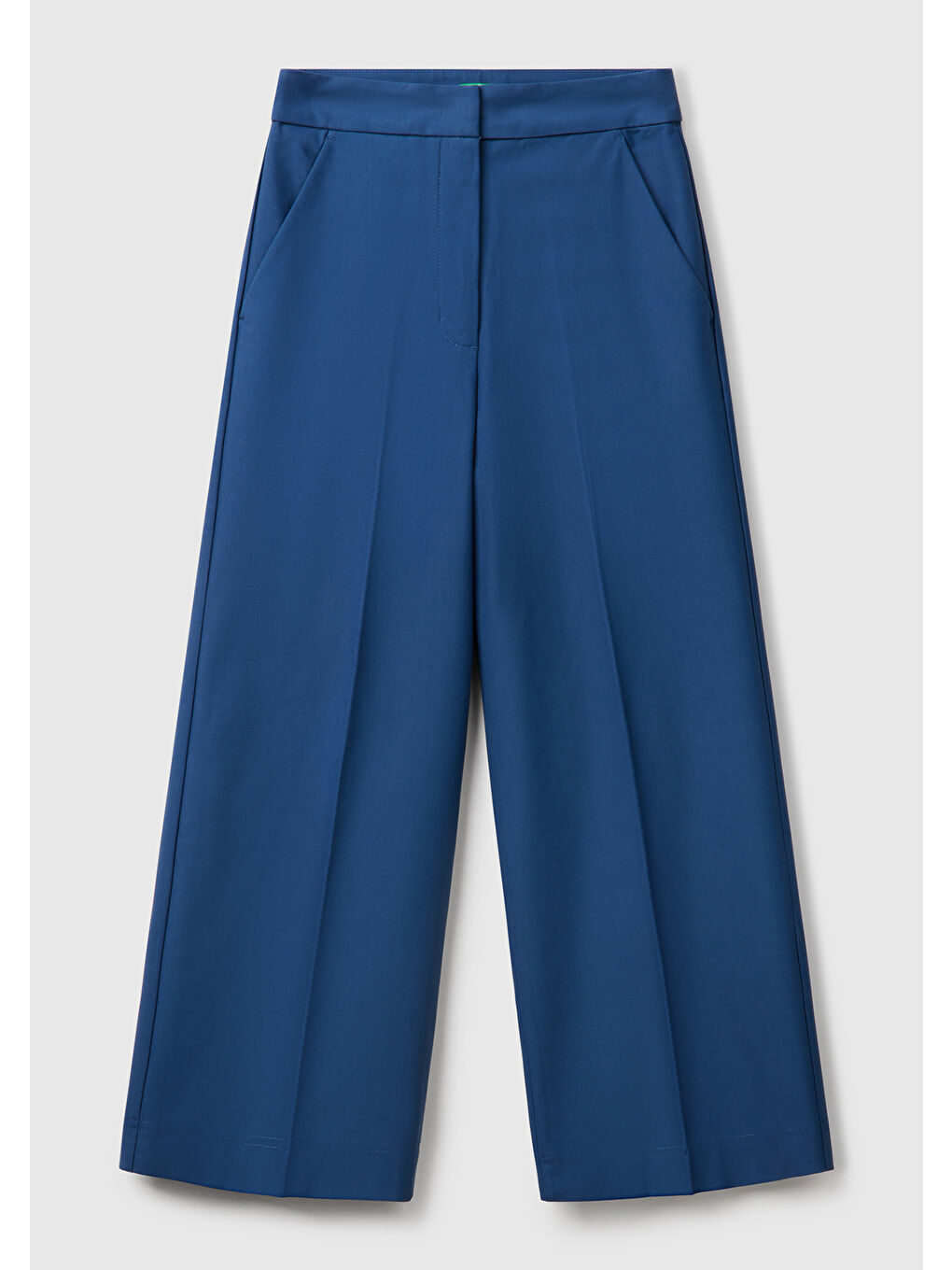 Mavi Kadın Denim Pamuk Karışımlı Cepli Straight Fit Yüksek Bel Pantolon-1