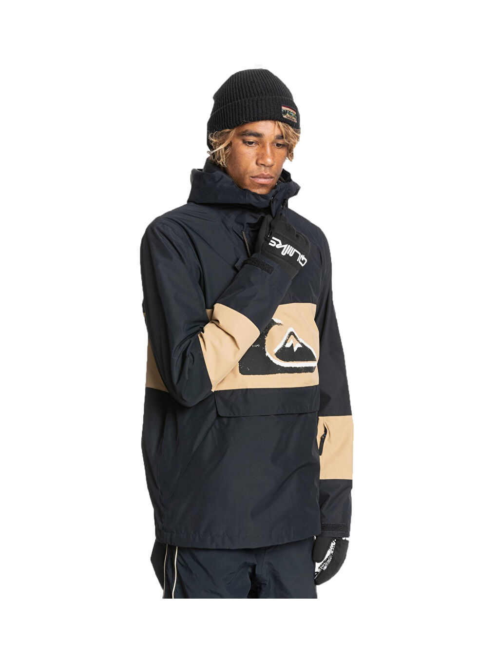 Siyah QUIKSILVER STEEZE JK ERKEK SNOWBOARD CEKETİ-2