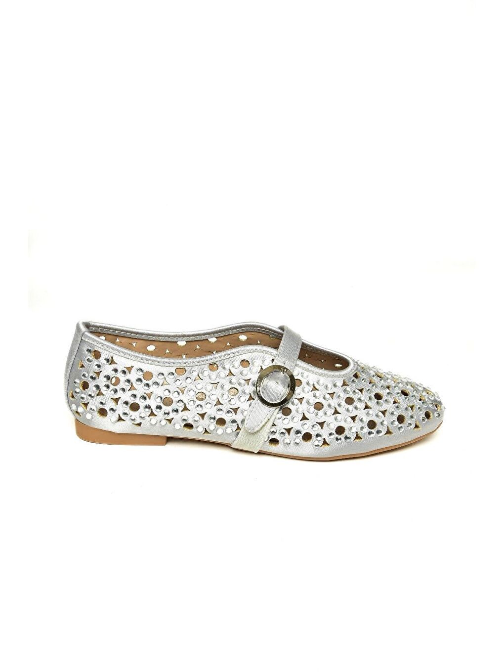 Gri U8200867 Gümüş Kadın Babet-5