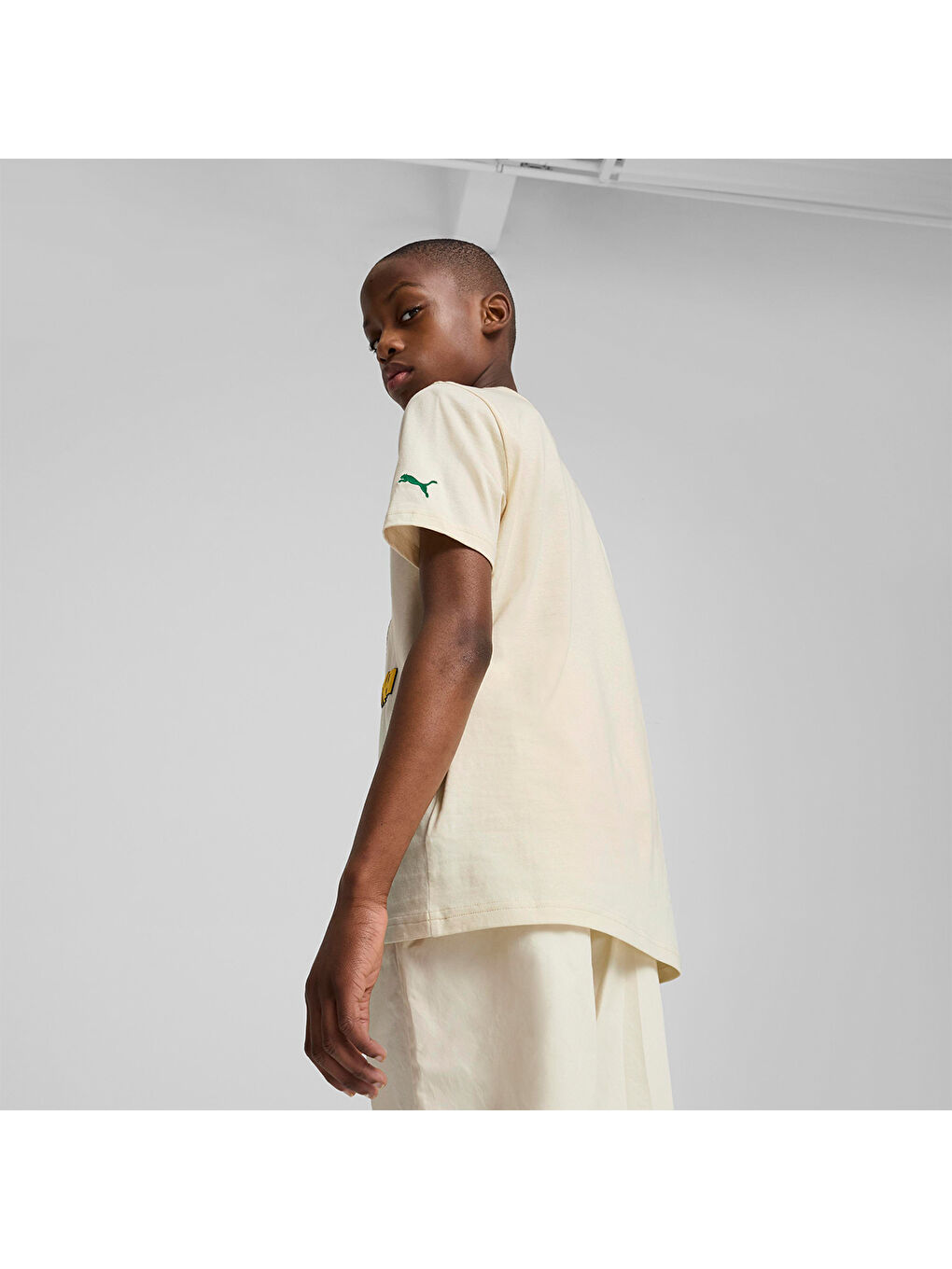 Super Graphic Erkek Çocuk Ekru Tişört-1