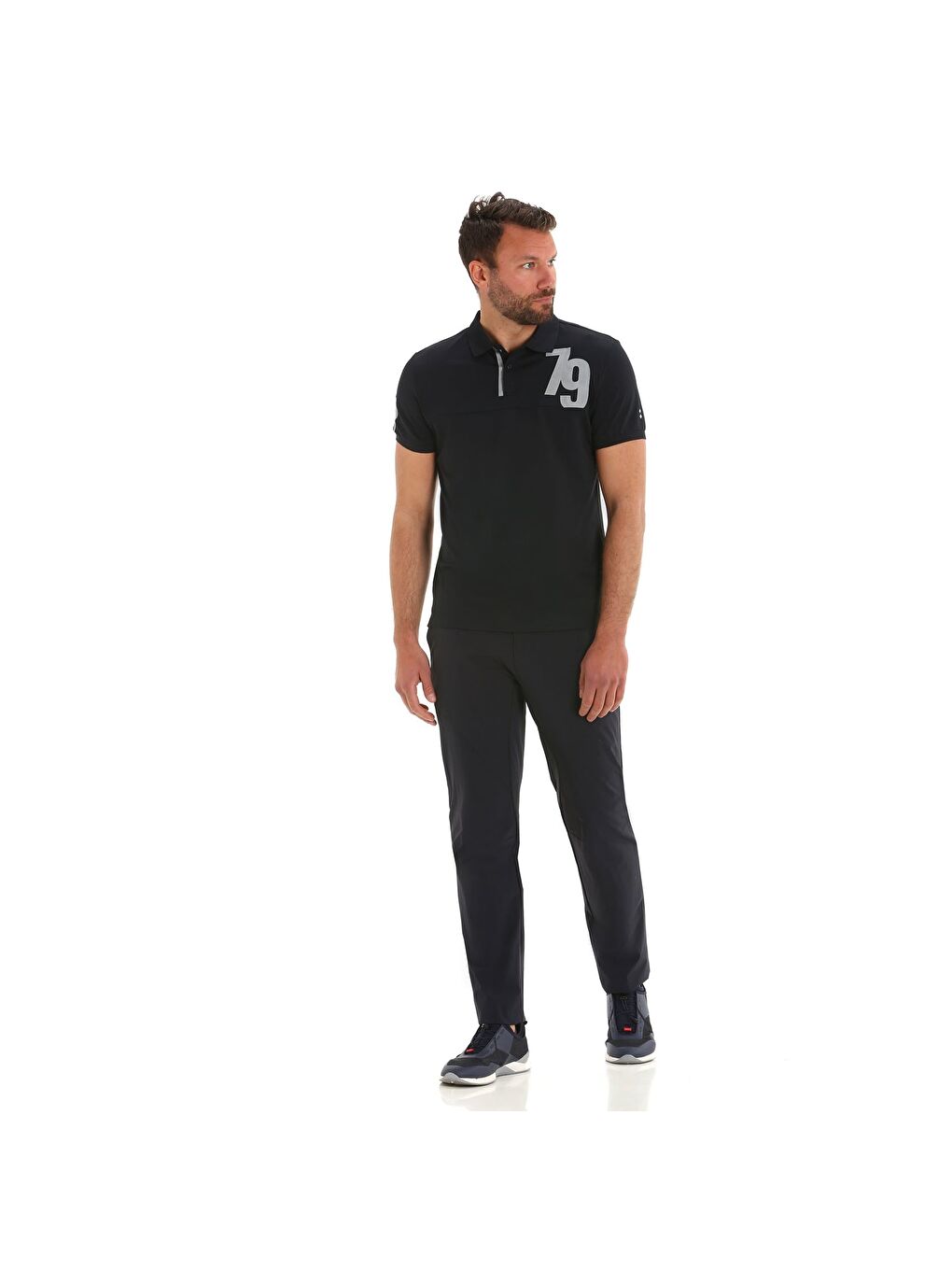 Polo G75 Erkek Gri Polo Tişört