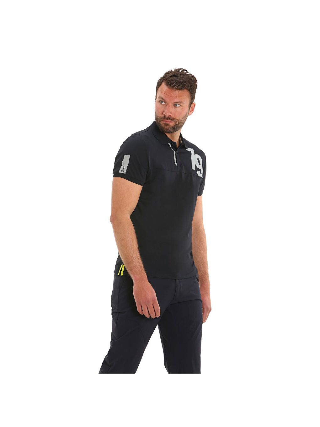 Polo G75 Erkek Gri Polo Tişört-2