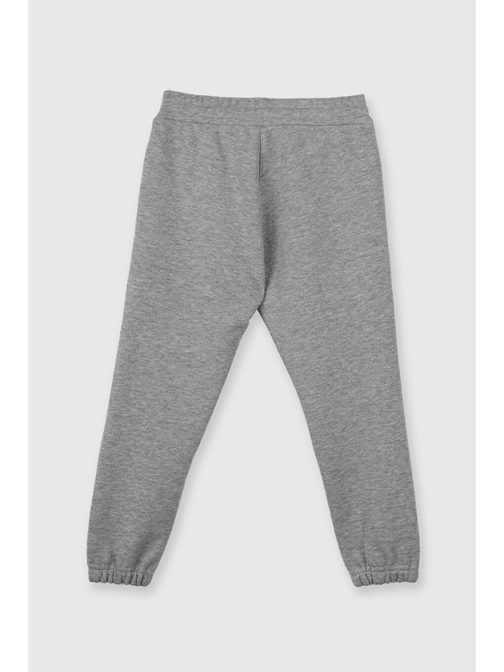 Kız Çocuk Simli Gri Eşofman Altı-5