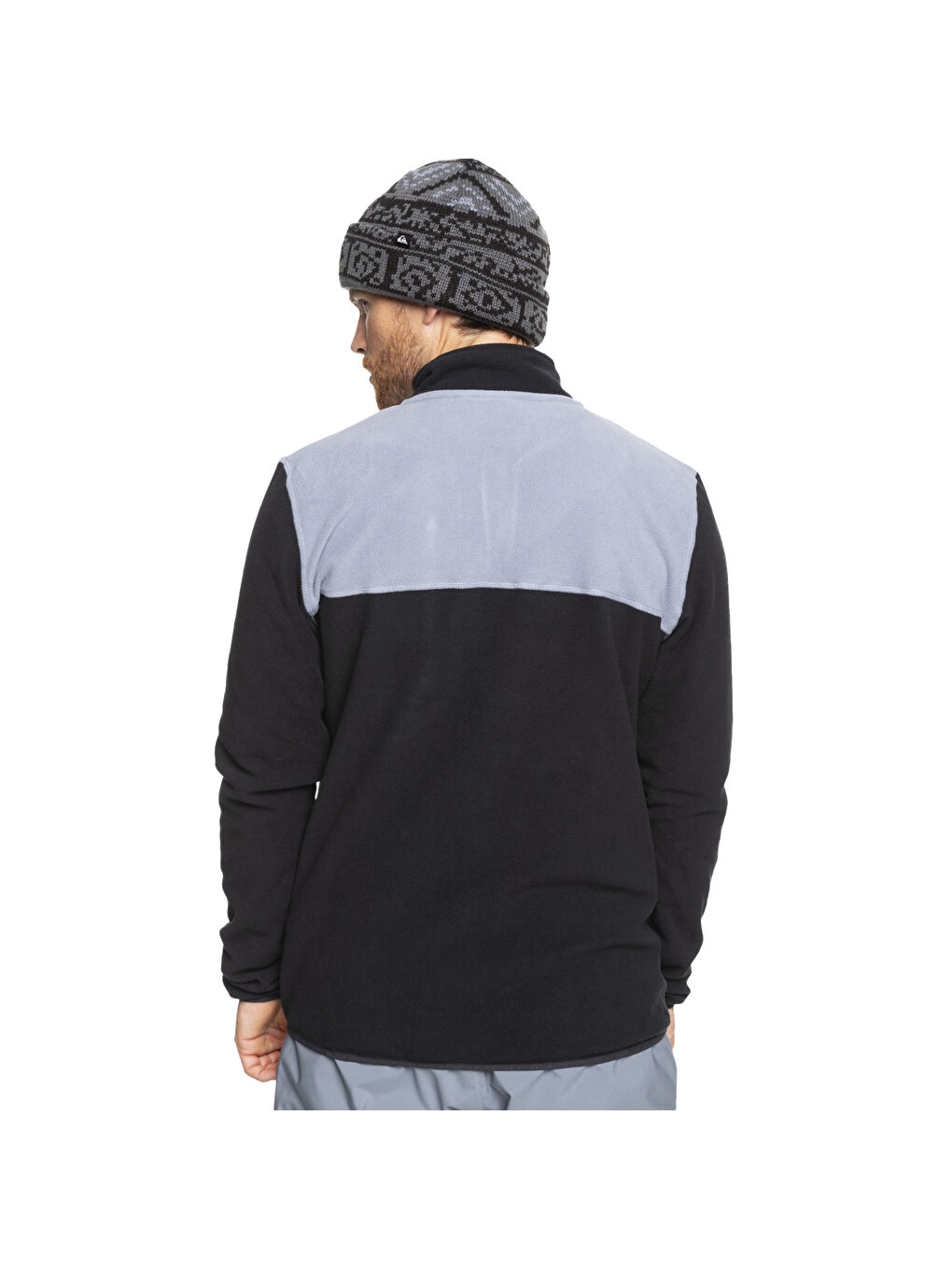 Aker Fz Fleece Erkek Siyah Polar Ceke Fermuarlı Sweatshirt-7