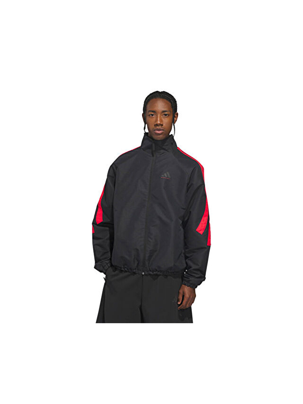 Adidas Trk Jkt Erkek Basketbol Ceketi Jz0373 Siyah-3