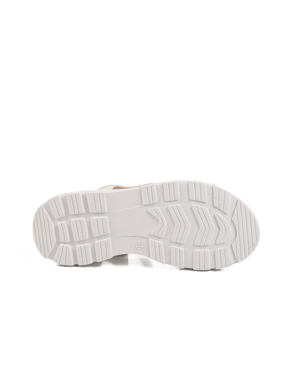 Beyaz Cırtlı Hafif Kadın Sandalet T-006 Z-4