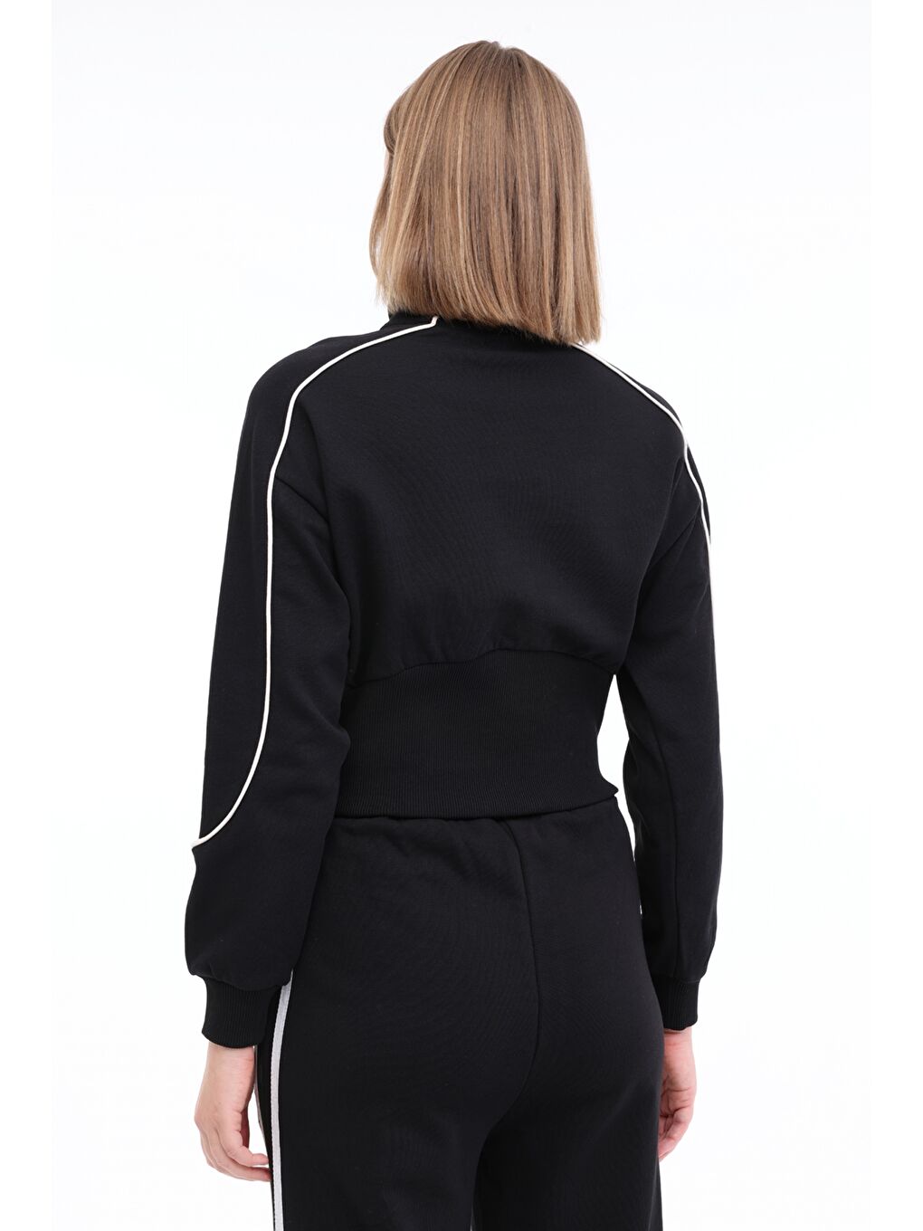 WL NELLY 16SF507 5FX Siyah Kadın Sweatshirt-1