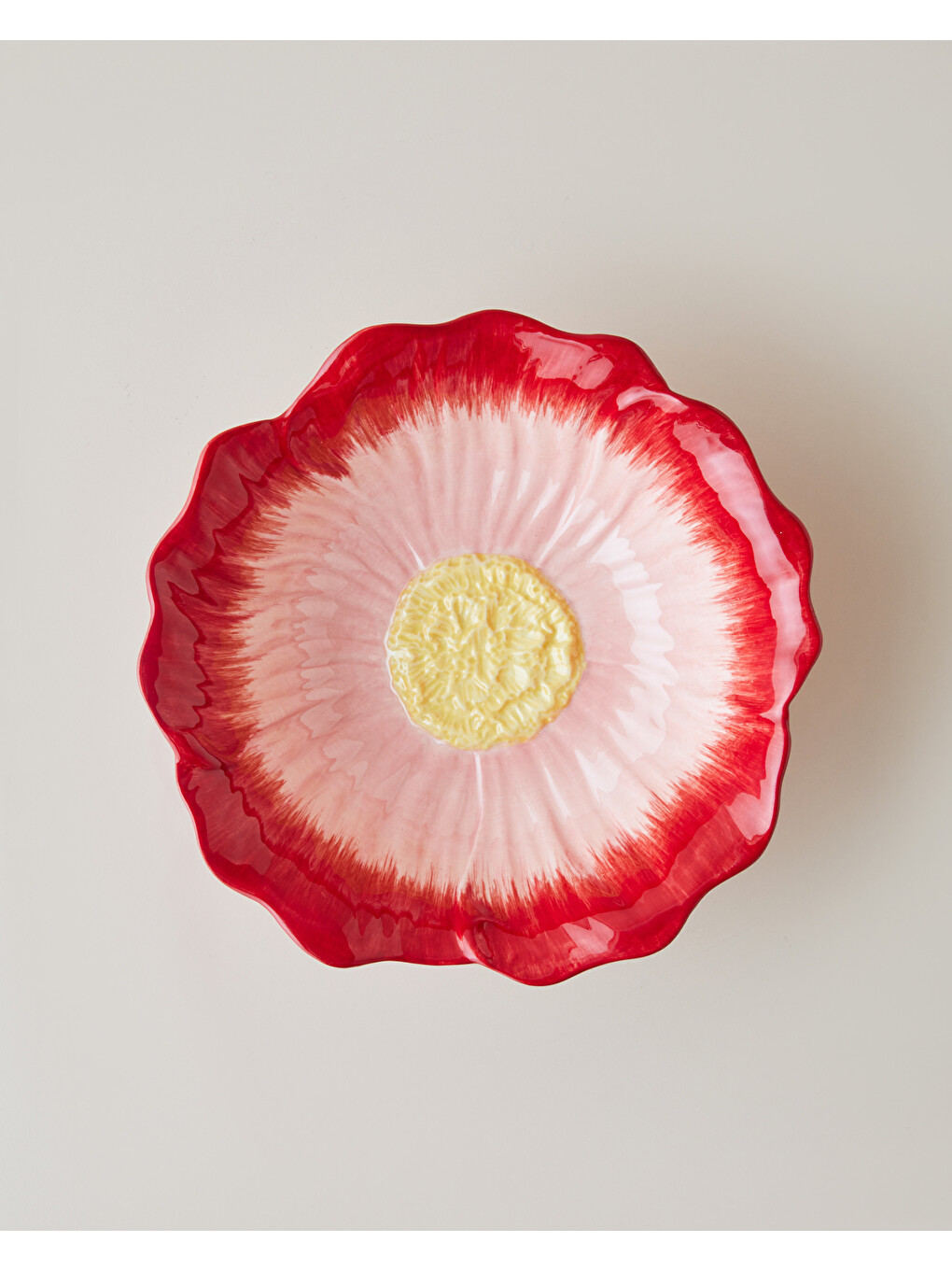 Flowerella Dolomite Kase 22 Cm Kırmızı-pembe-1