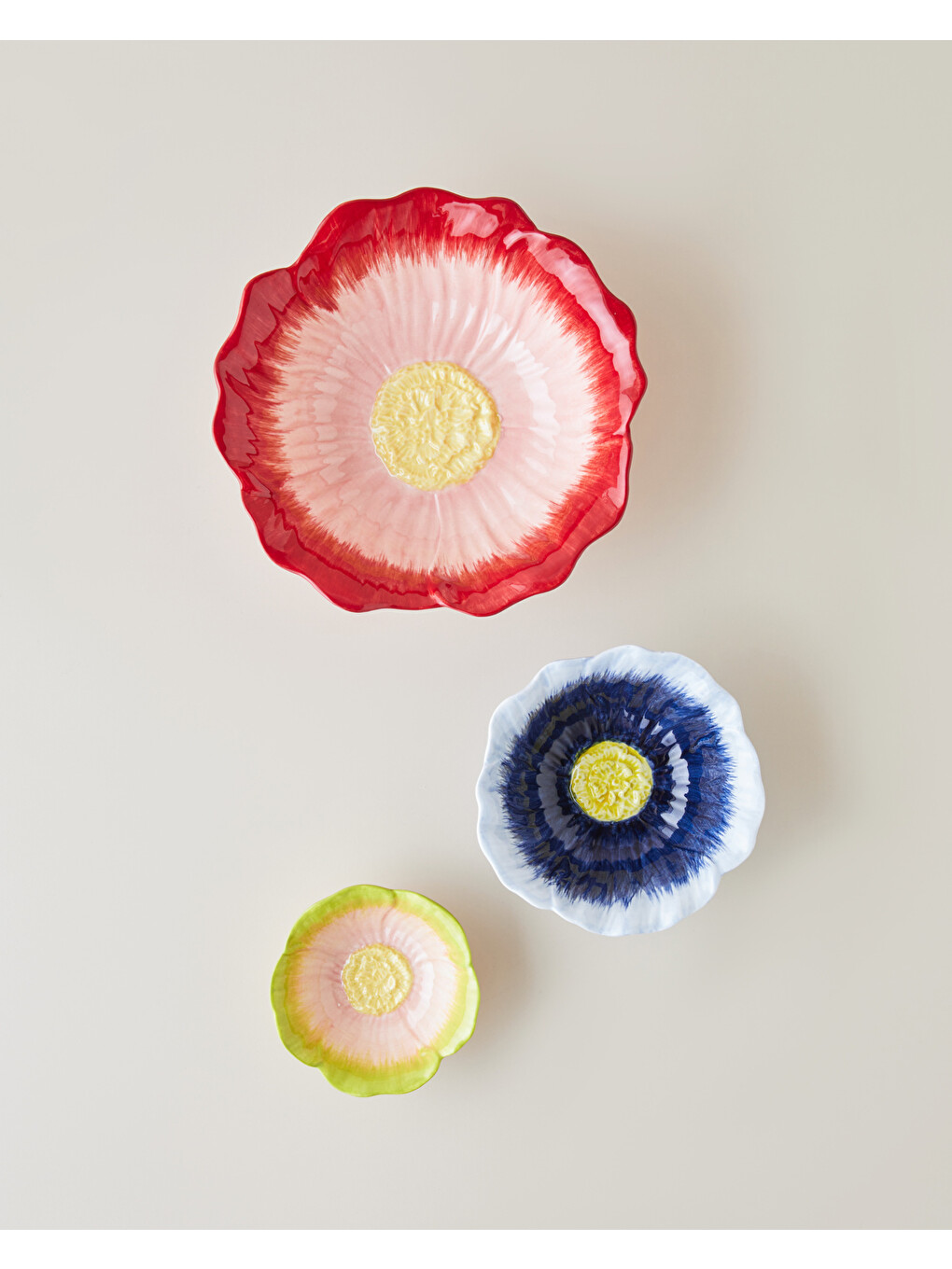 Flowerella Dolomite Kase 22 Cm Kırmızı-pembe-3
