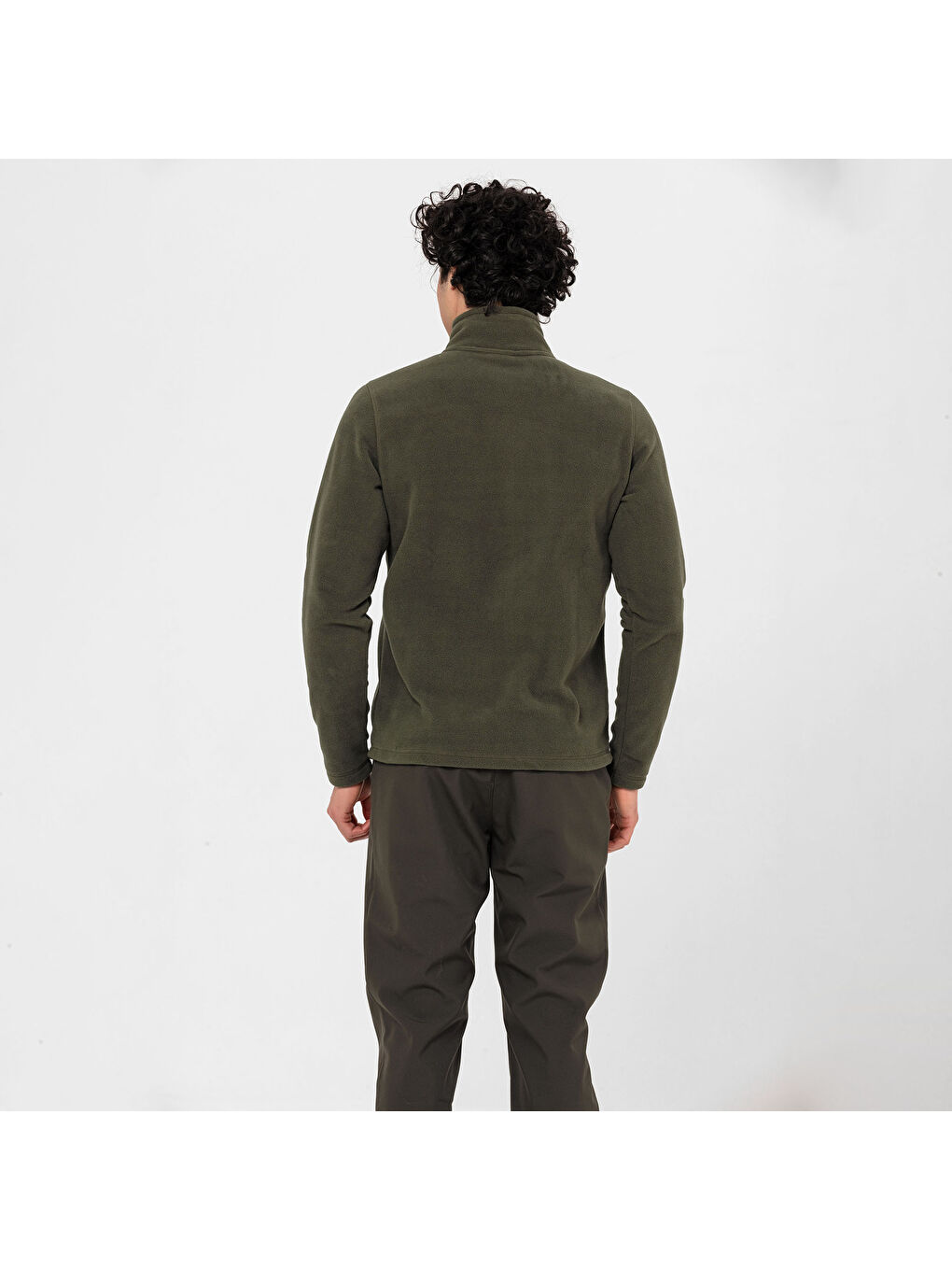 Place Erkek Haki Fermuarlı Sweatshirt-6