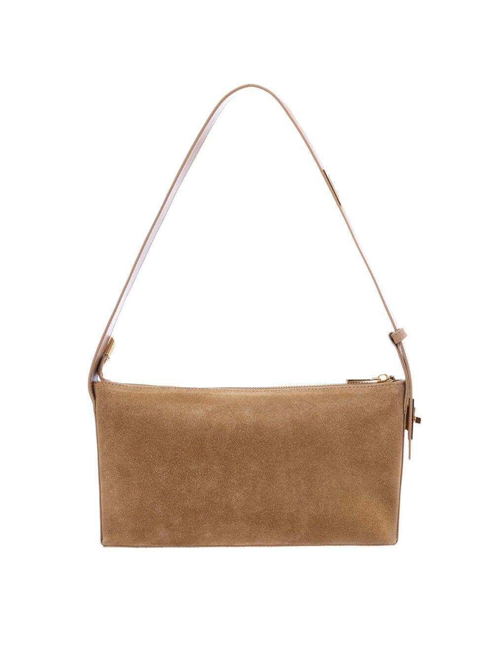 Kahverengi Eliana Deri Omuz Çantası Camel-1