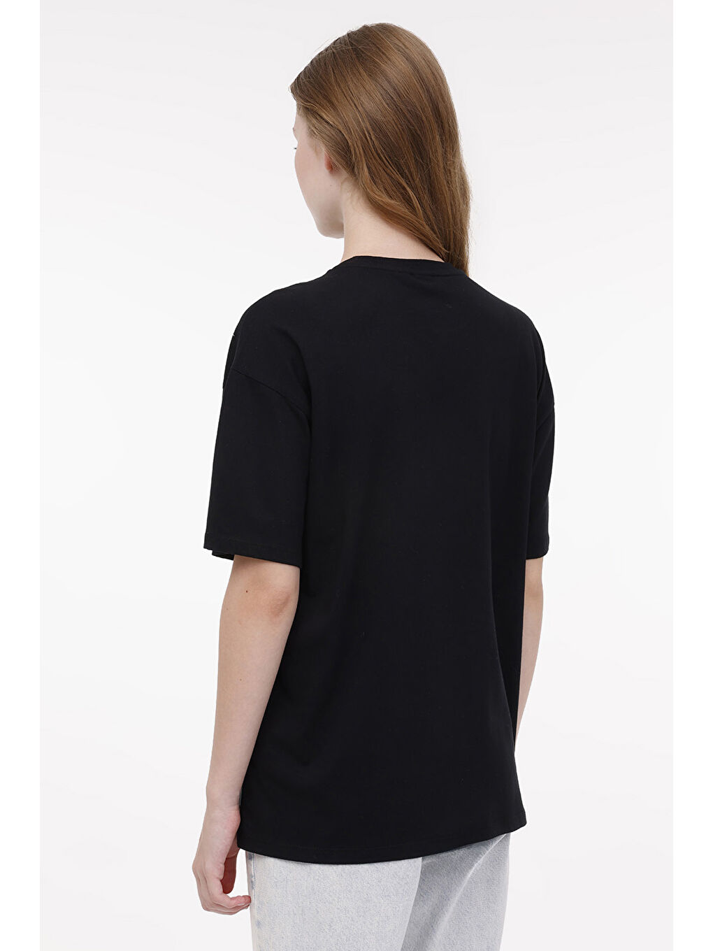 WL PLUTO 11GFL988 4FX Siyah Kadın Kısa Kol T-Shirt-1