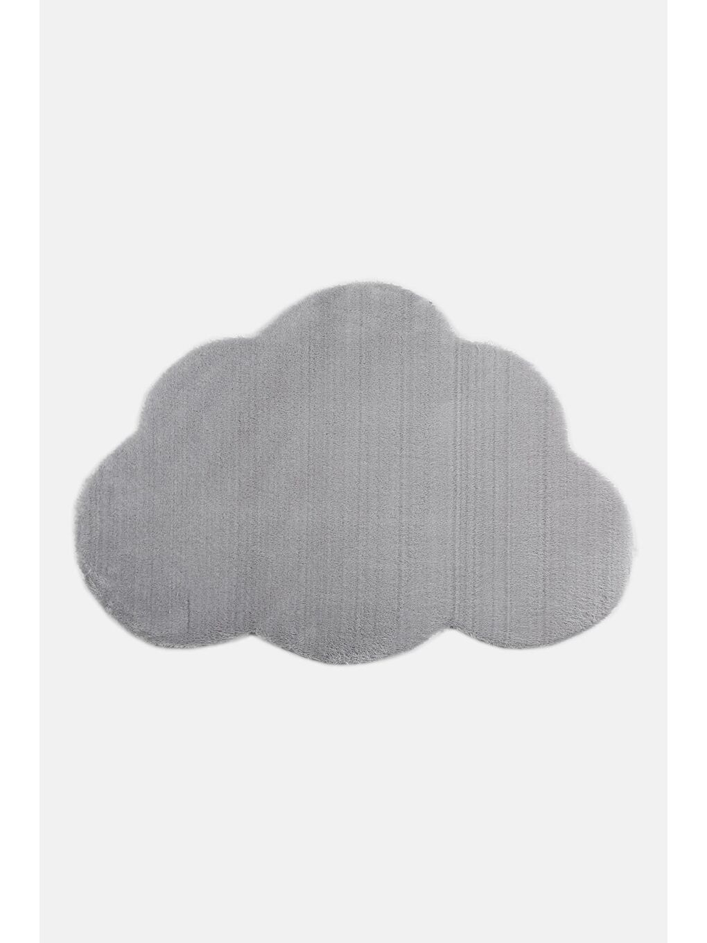 Gri Bulut Kesimli Yumuşak Pelüş Post Halı