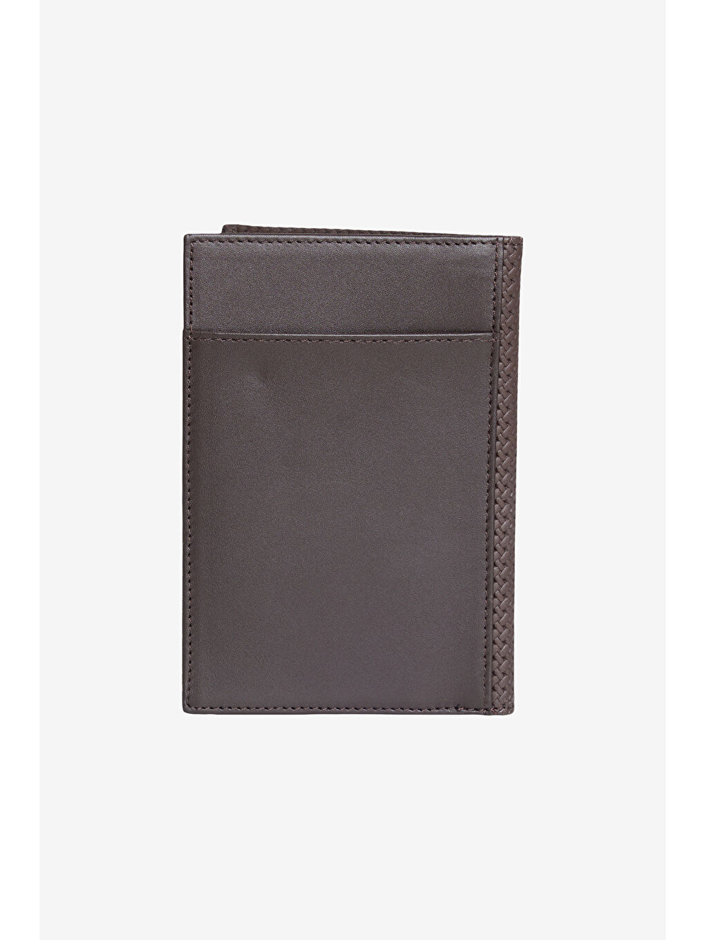 Erkek Kahverengi %100 Deri Pasaport Kılıfı-2