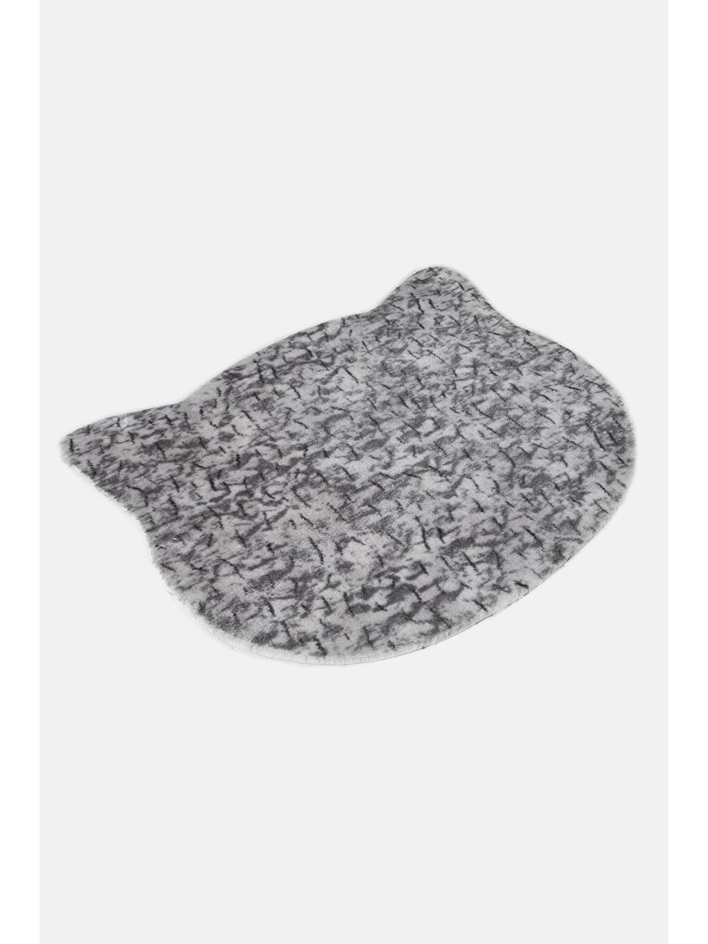 Gri Kedicik Kesimli Yumuşak Halı-1