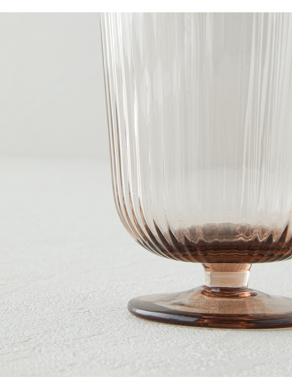 Bej Linera Cam El Yapımı 2’li Cup 300 Ml Vizon-2