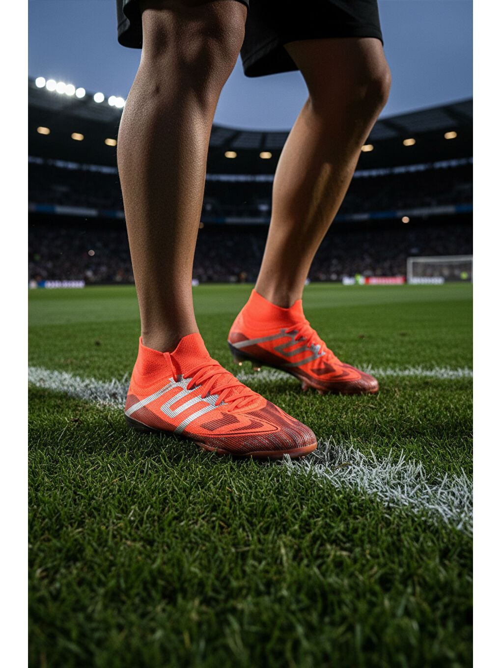 Turuncu Kırmızı Bilekten Lastikli Bağcıklı Unisex Krampon GKP-252-149 G-2