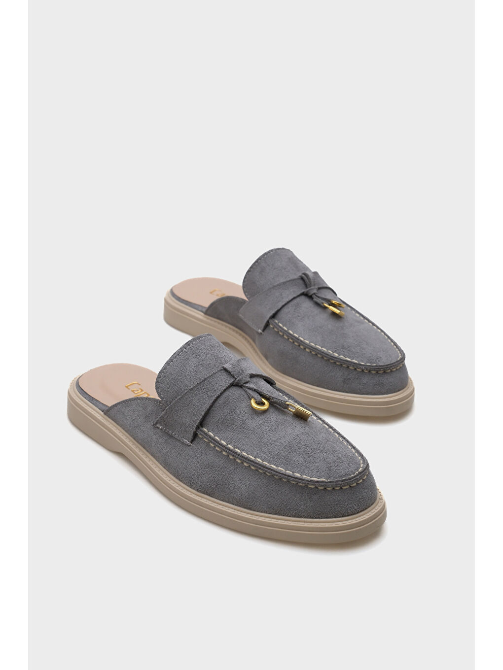 Gri Karol Kadın Terlik LNP-1