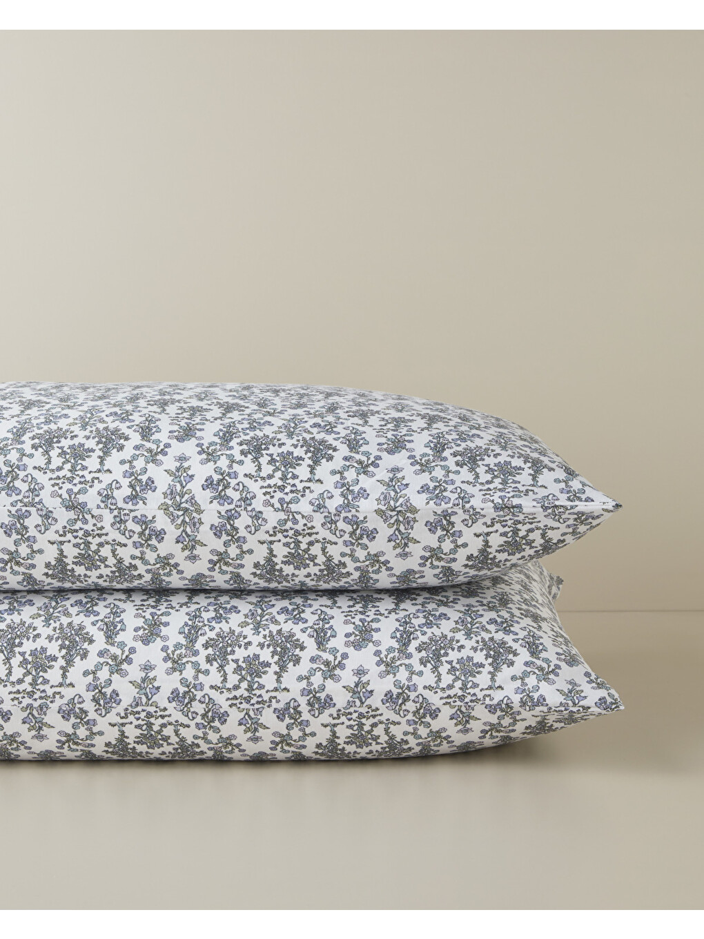 Fiore Kolay Ütülenir 2'li Yastık Kılıfı 50x70 Cm Mor-1