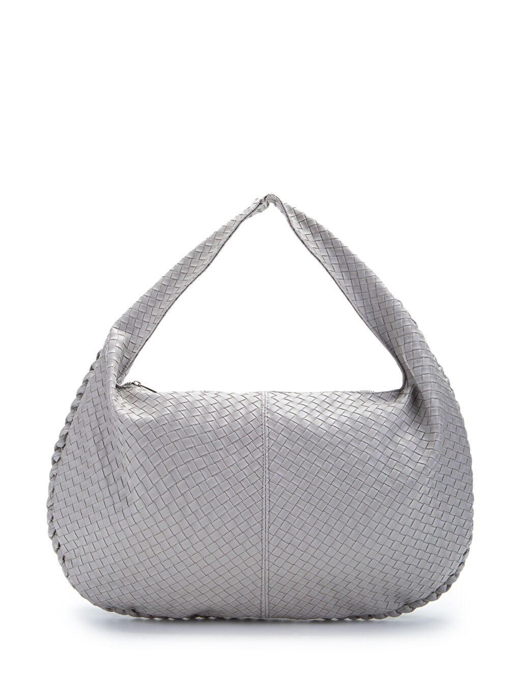 Salaş Örgü Detay Lauren Kadın Kol Çanta Açık Gri