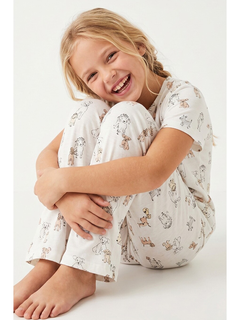 Ekru Örme Pijama Takım 24107086-2