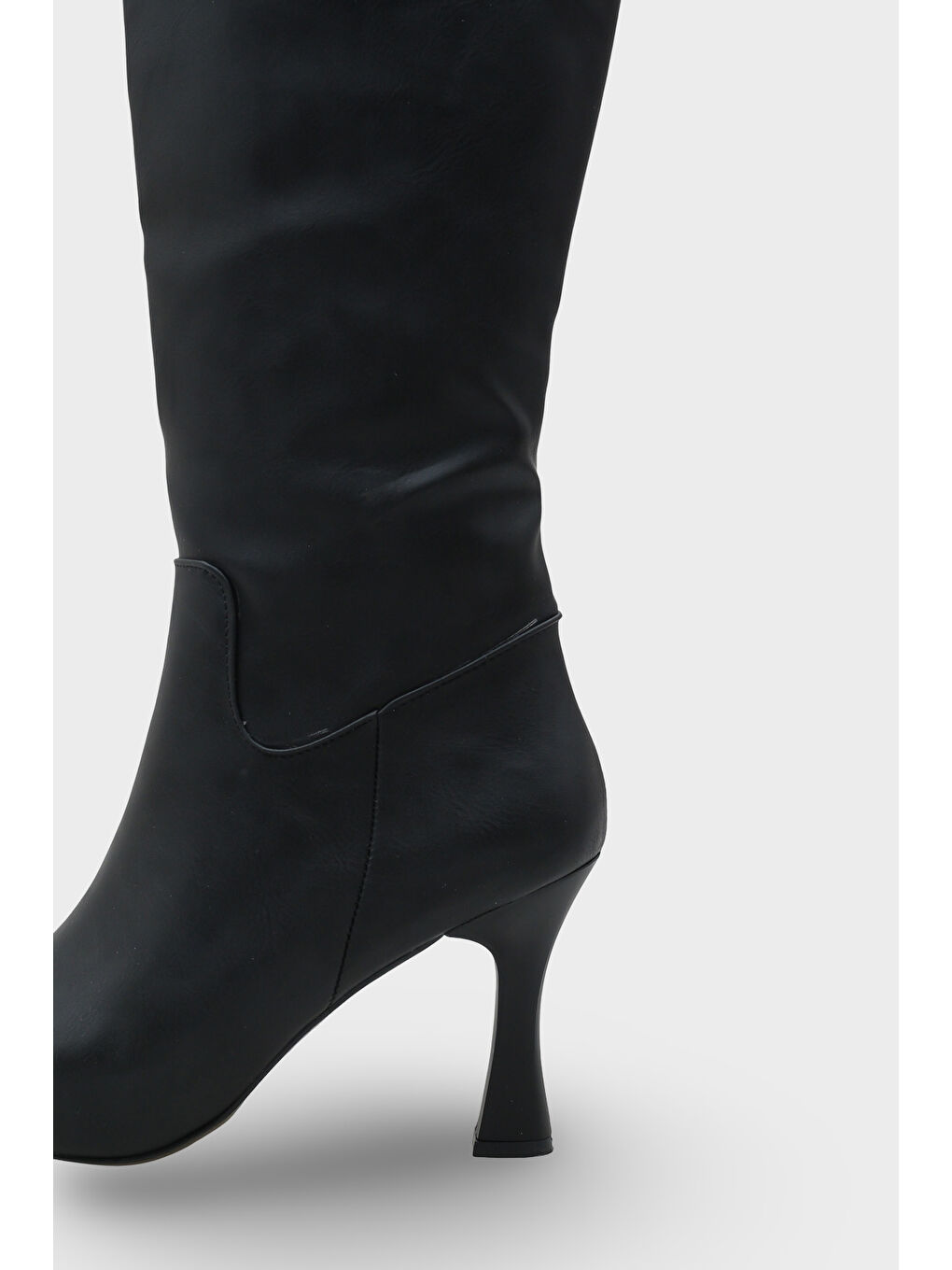 Siyah Elysia Kadın Topuklu Çizme-2